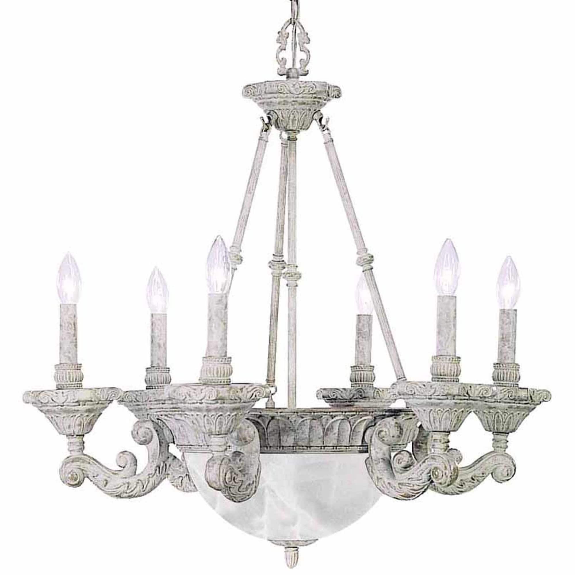 Volume Lighting V3699  Stratford 9 Light 28" Wide Taper Candle Chandelier - Chandeliers For Bedrooms by Overstock.com