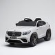 preview thumbnail 1 of 19, 12V Mercedes-Benz AMG GLC63S Coupe Kids Ride-On Car with Remote Control, MP3 Player, Lights, Horn, 2 Speeds, for Ages 3-6 White