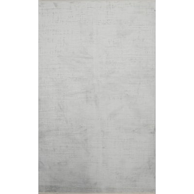 Machine Made Oriental Polyester Carpet Modern Contemporary Greys & Charcoal Modern Area Rug - 7' 5'' X 5' 2''