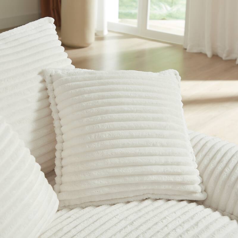 51.97" Modern Comfortable Cushioned Compression Single Sofa with Footrest