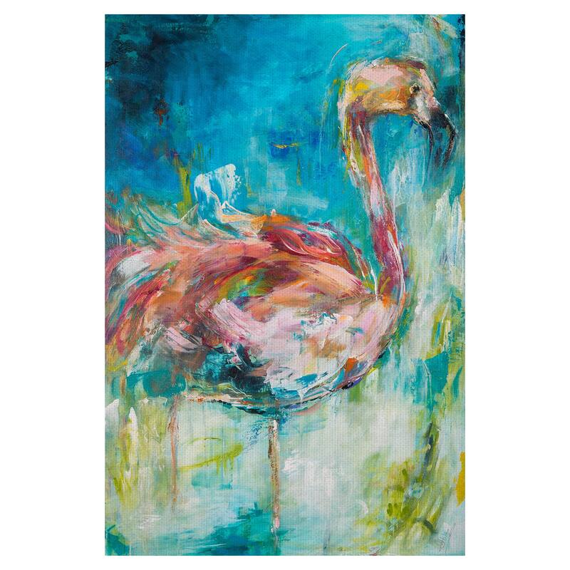 Pretty in Pink No 1 by Hilma Koelman Canvas Art Print
