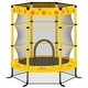 preview thumbnail 11 of 14, Kids Trampoline With Safety Enclosure Net, 4.5Ft Outdoor Indoor Trampoline For Kids