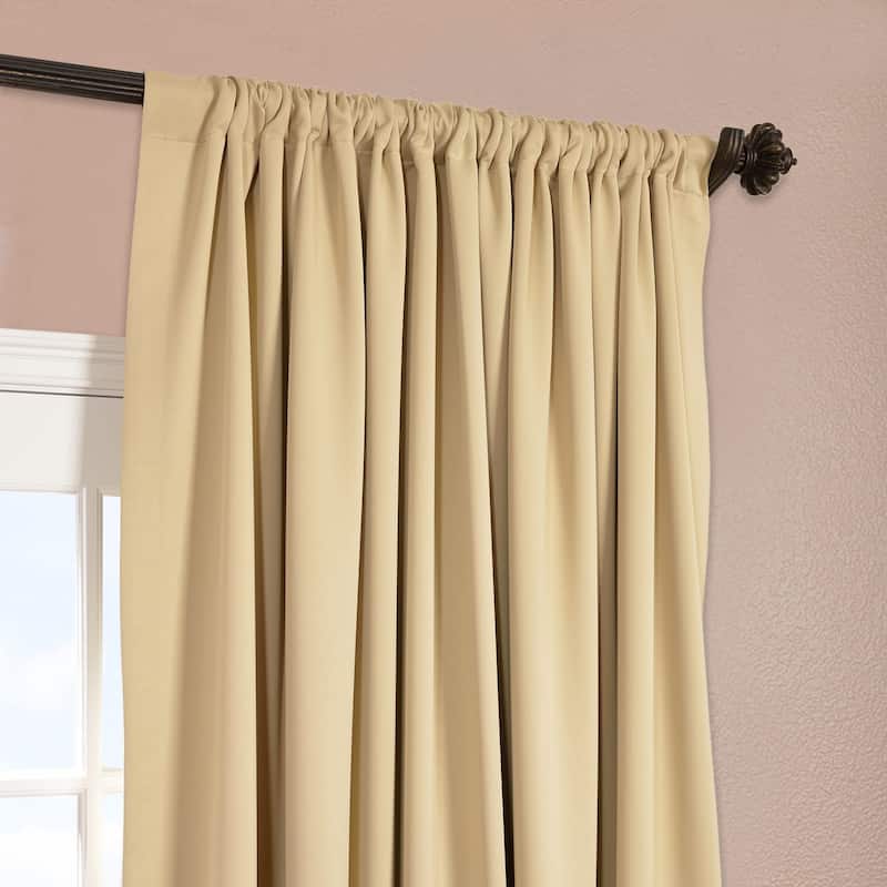 Exclusive Fabrics Extra Wide Room Darkening 108-inch Curtain (1 Panel)