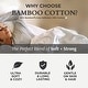 preview thumbnail 23 of 22, BedVoyage viscose from Bamboo Cotton Duvet Cover