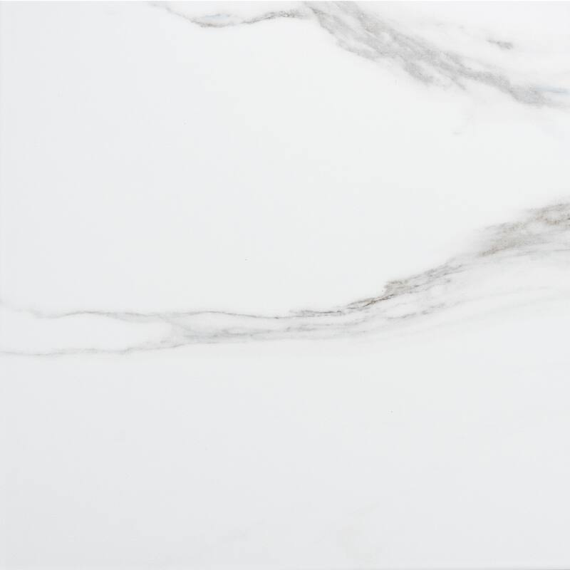 The Tile Life Minerva 13x13 Grey Marble Look Matte Porcelain Floor & Wall Tile