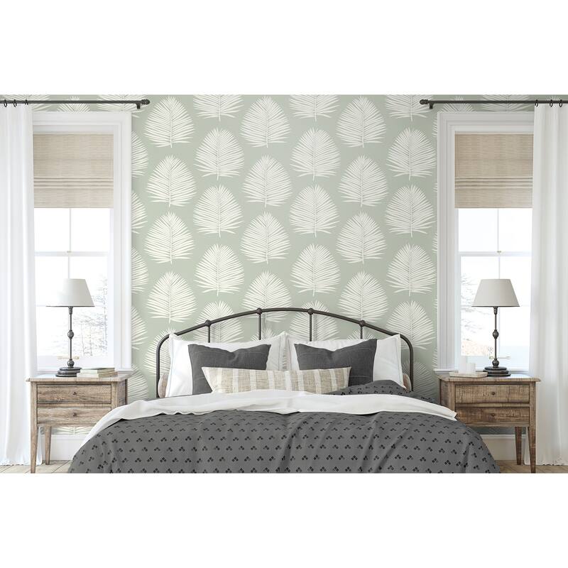 The Simple Life Island Palm Unpasted Wallpaper