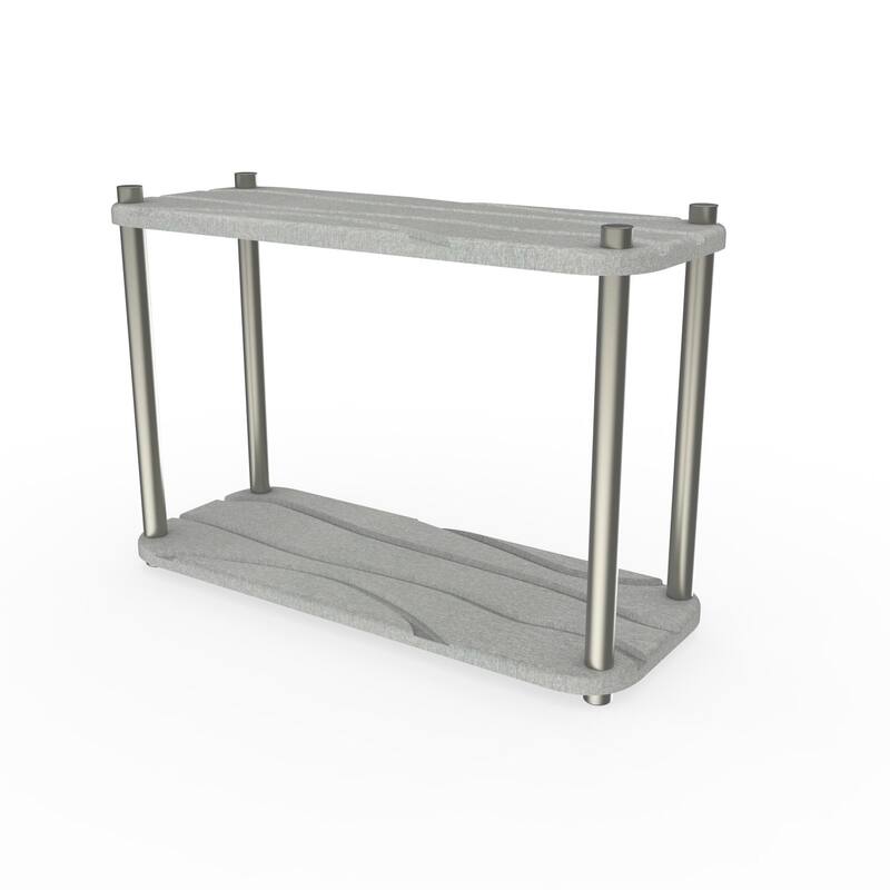 LuxeStone Two Layer Diatomite Bathrooms and Kitchens Quick Drying Organizer&Storage Tray - Gray - 11" - 11" - Gray