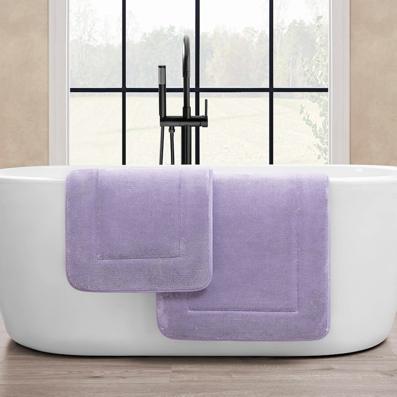 Oliver Brown Terry Memory Foam Bath Mat