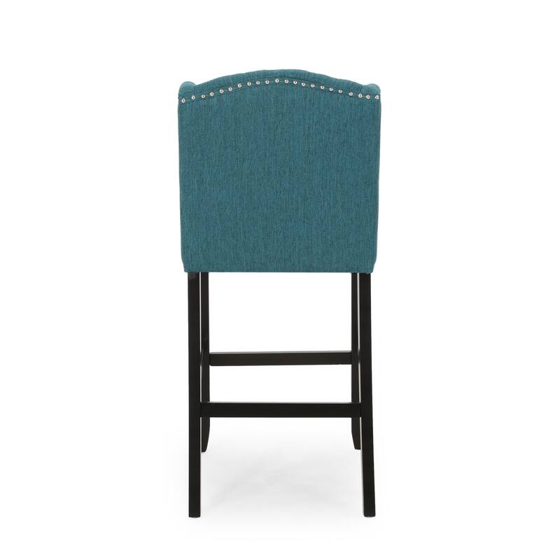 Foxwood Wingback Retro Bar Stools (Set of 2) by Christopher Knight Home