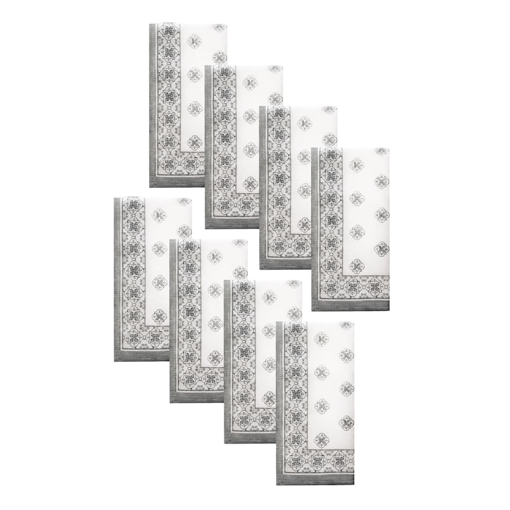 Amani Tile Napkin, Set of 8 - 17x17