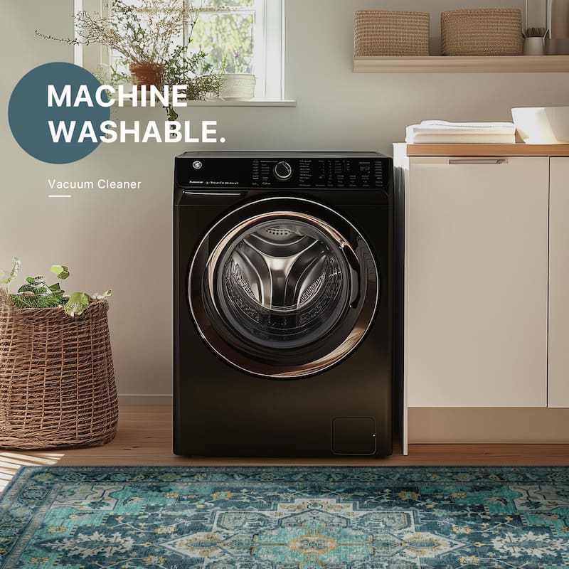 Mcow Low Pile Machine Washable Non-Slip Area Rug - 3'X4'