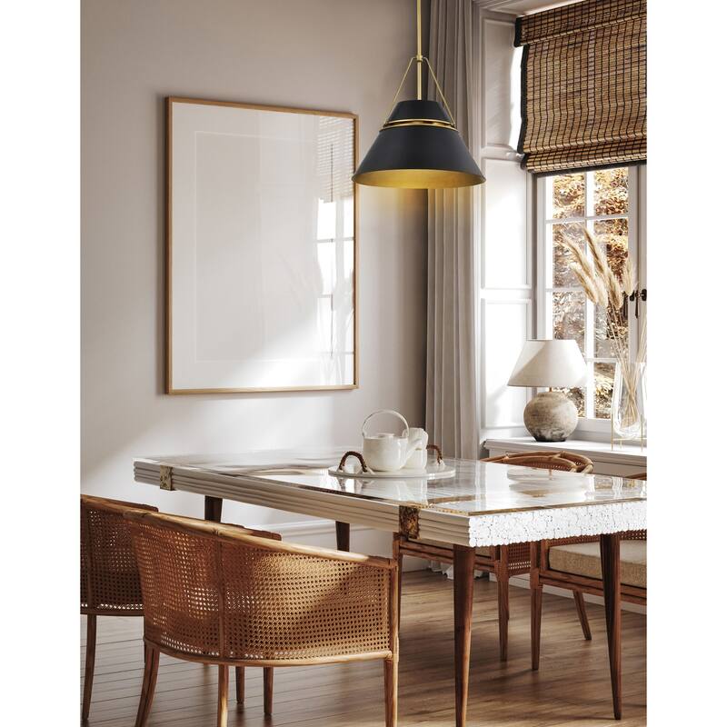 Nuvo Lighting 60/7768 Adina 3 Light 18" Wide Pendant with Shade