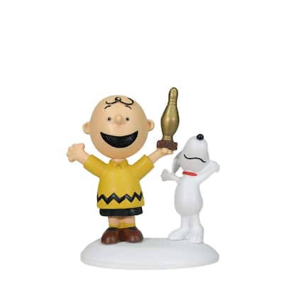 department 56 charlie brown breaks 100 christmas figurines #6009841