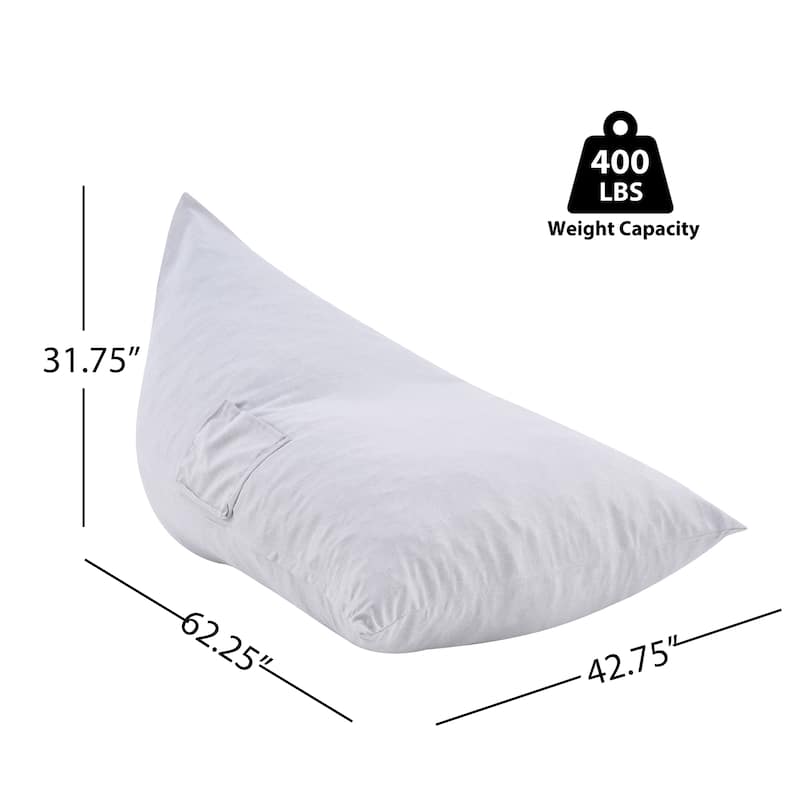 Christopher Knight Home - Arlene Modern Outdoor Upholstered Bean Bag Chair