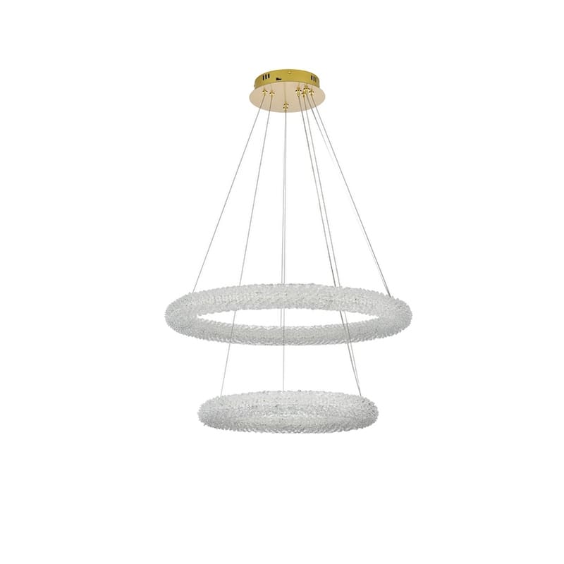 Indigo Home 28 inch Adjustable LED Chandelier