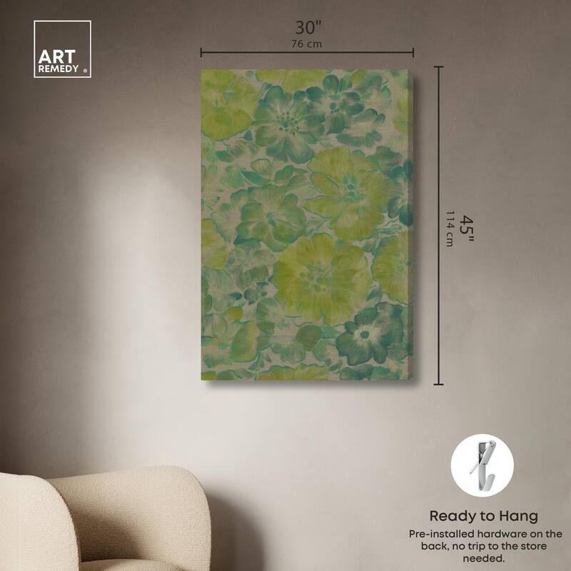 Verdigris Vista Canvas by Art Remedy, Gallery Wrapped