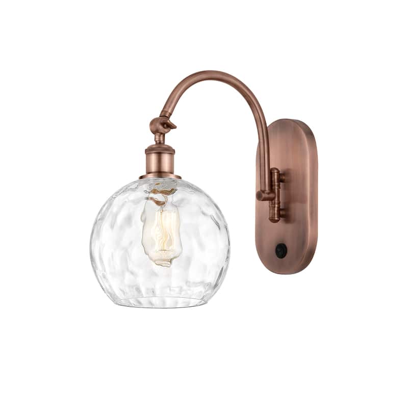 Innovations Lighting 518-1W-14-8 Athens Sconce Athens 14" Tall Wall