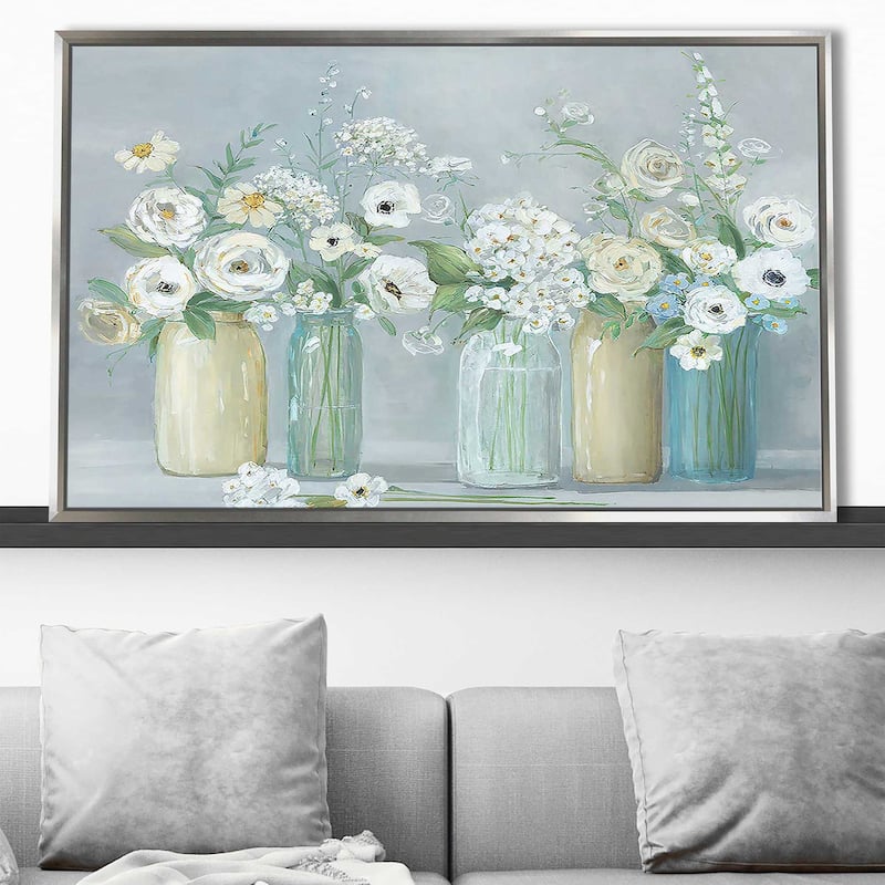 "Blooming Meadow Beauties" Print on Floating Canvas
