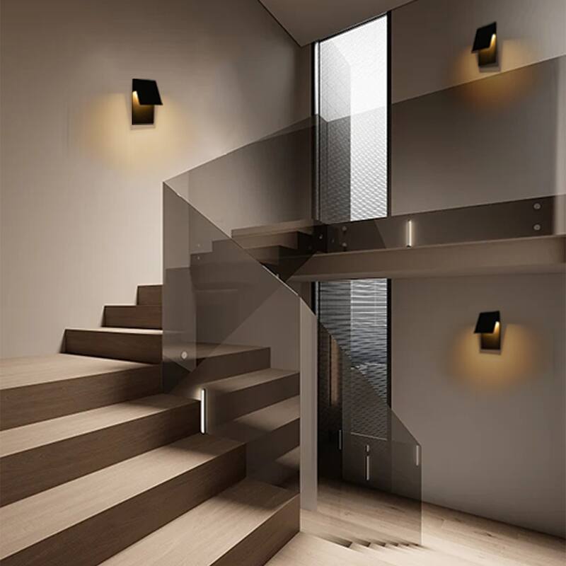 11" Black Modern Outdoor Led Wall Sconce - 1 PACK