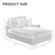 preview thumbnail 13 of 11, Modern Corduroy Indoor Chaise Lounge Couch with Pillows