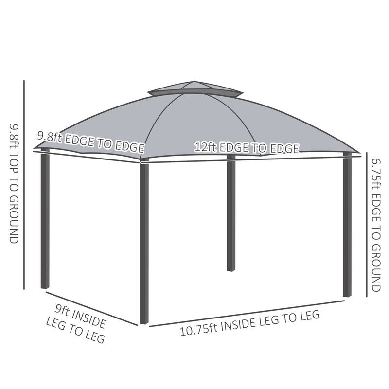 Outdoor Patio Gazebo Canopy Shelte