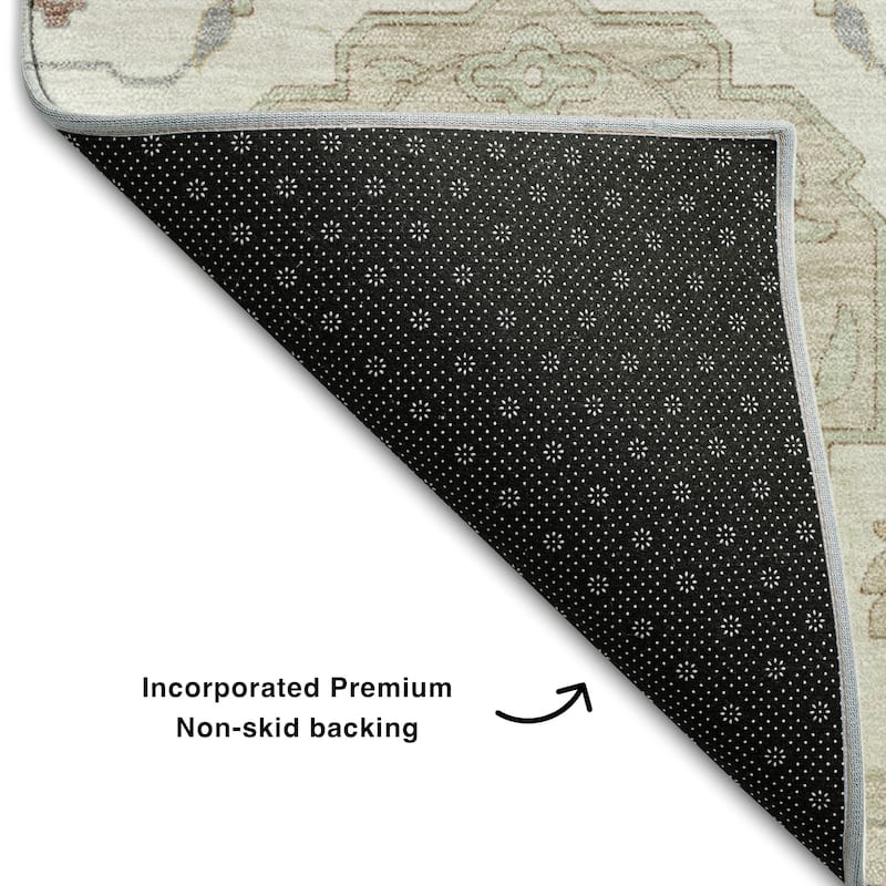 Premium Washable Super Soft Traditional Majestic Mayfield Rug