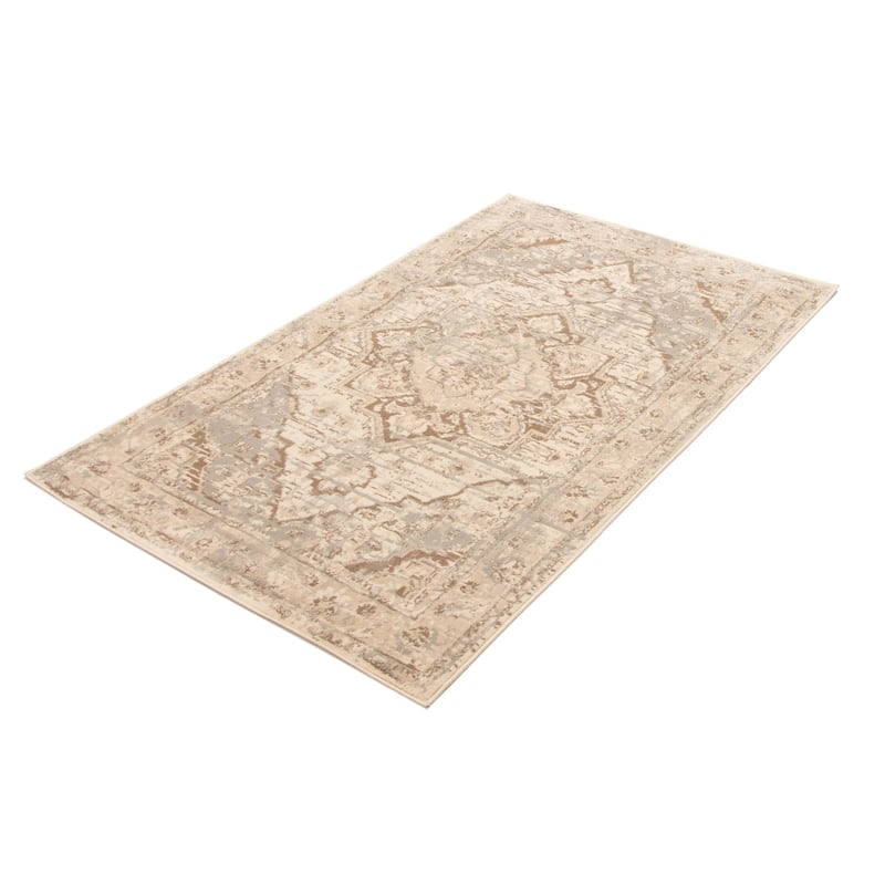 ECARPETGALLERY Machine Woven Priya Grey Area Rug
