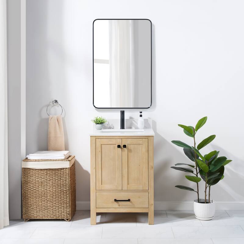 Shannon Bath Vanity with Composite Stone Countertop without Mirror
