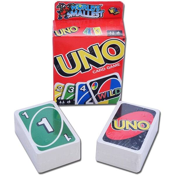 slide 2 of 3, World's Smallest Uno Card Game