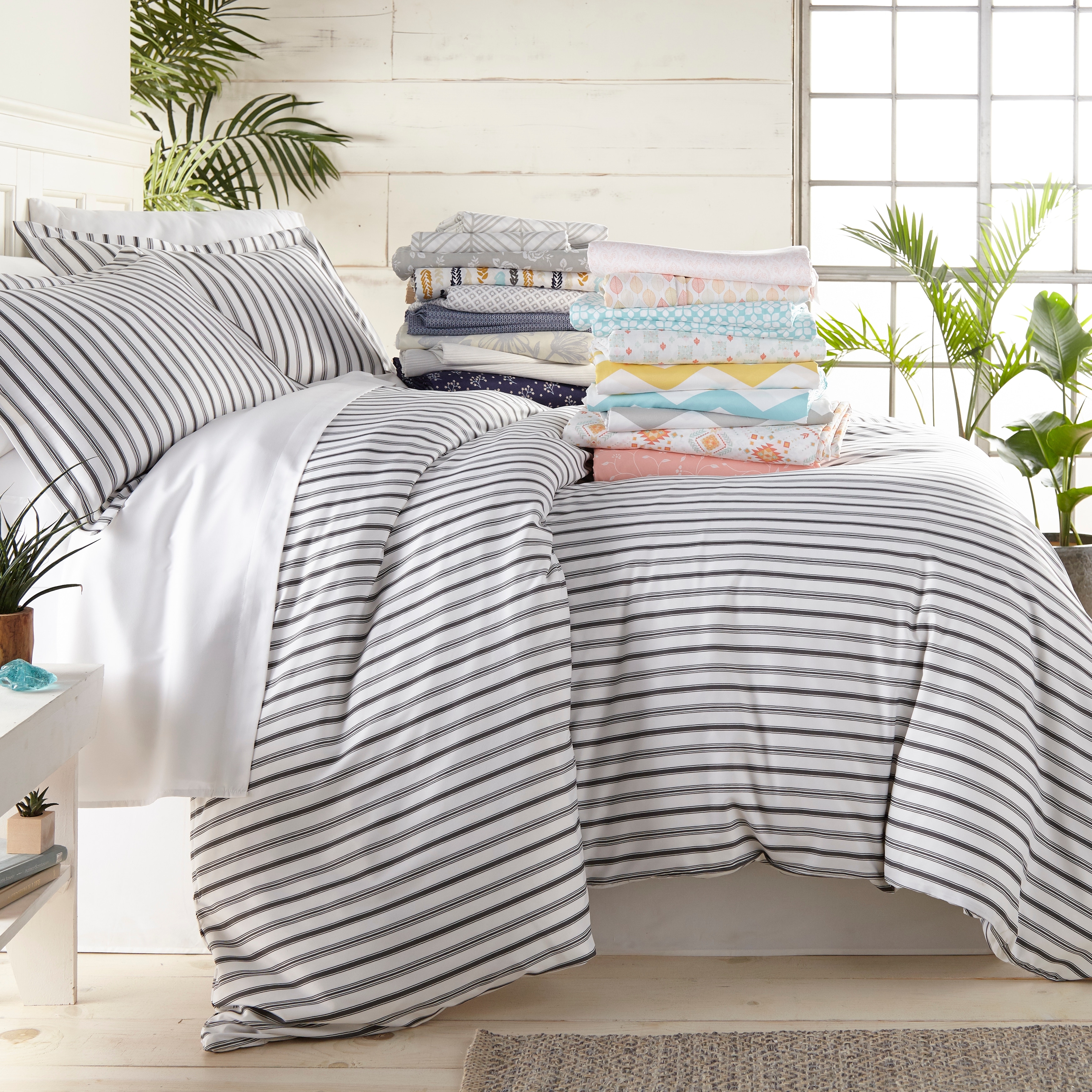 Simply Soft Oversized Patterned Duvet Cover Set