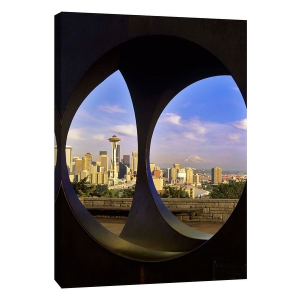 PTM Images 9-108895 PTM Canvas Collection 10" x 8" - "The Great Northwest A" Giclee Cityscapes Art Print on Canvas