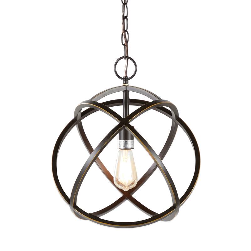Linx 13.25" Metal Pendant Lamp - Oil Rubbed Bronze