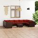 Option Brown/Cinnamon red 13 x Back pillow