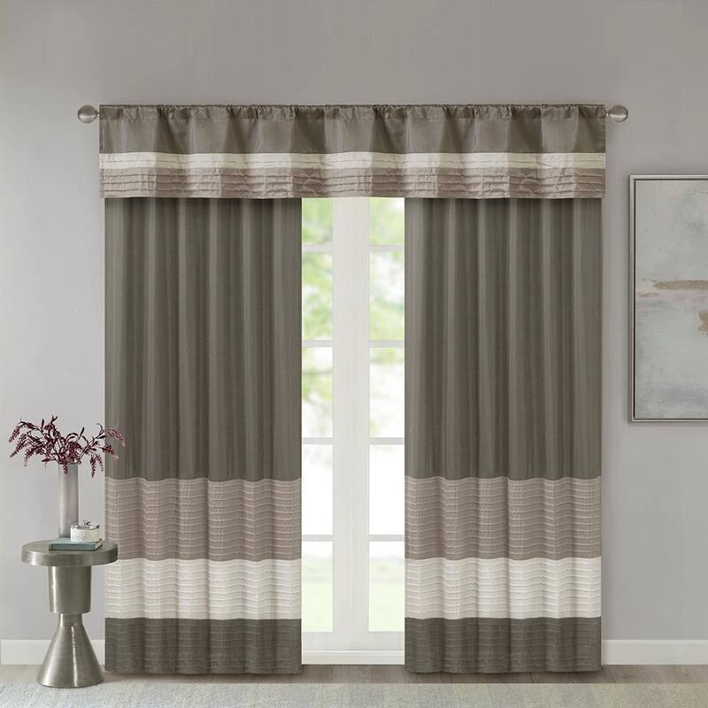 Polyoni Pintuck Curtain Panel