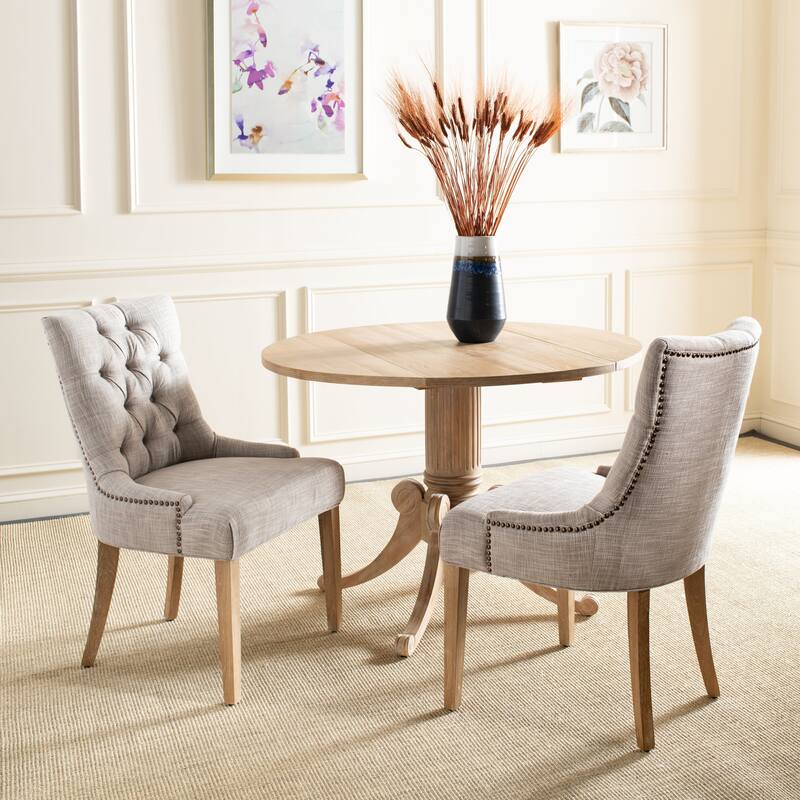 SAFAVIEH Loren Dining Chair (Set of 2) - 24"W x 25"D x 39"H
