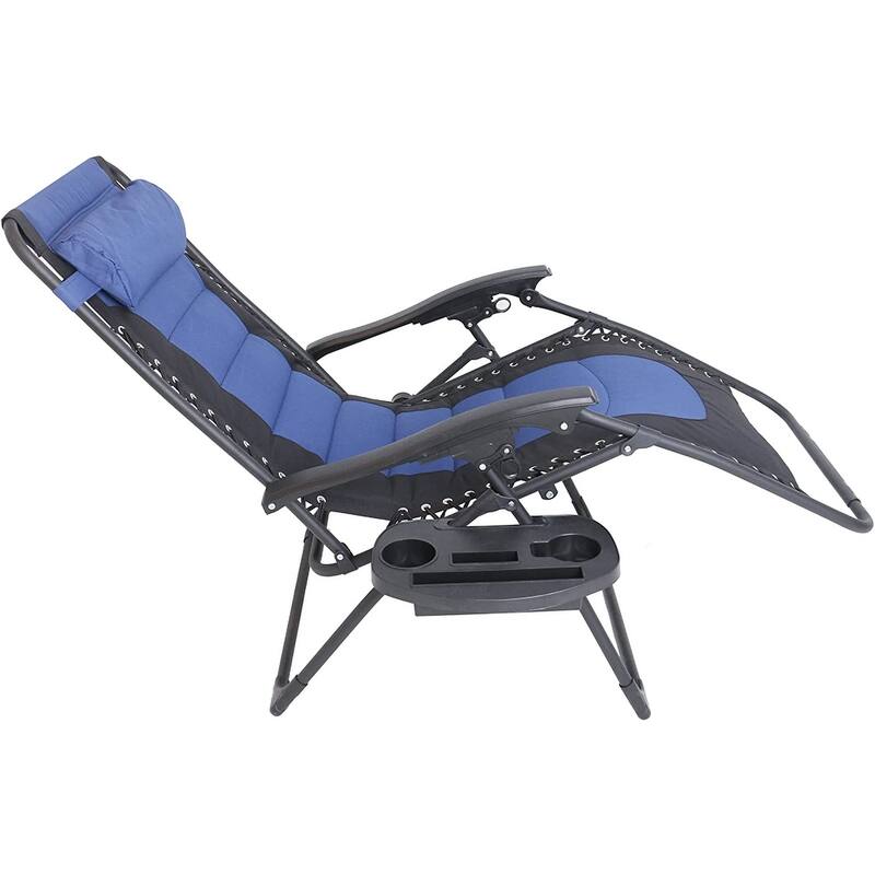 Outdoor Pool Patio Beach Yard Garden Oversized Padded Zero Gravity Chair