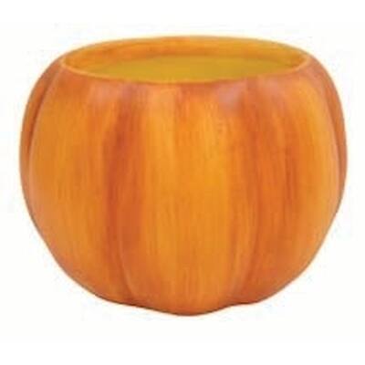 Orange Pumpkin Shaped Planter