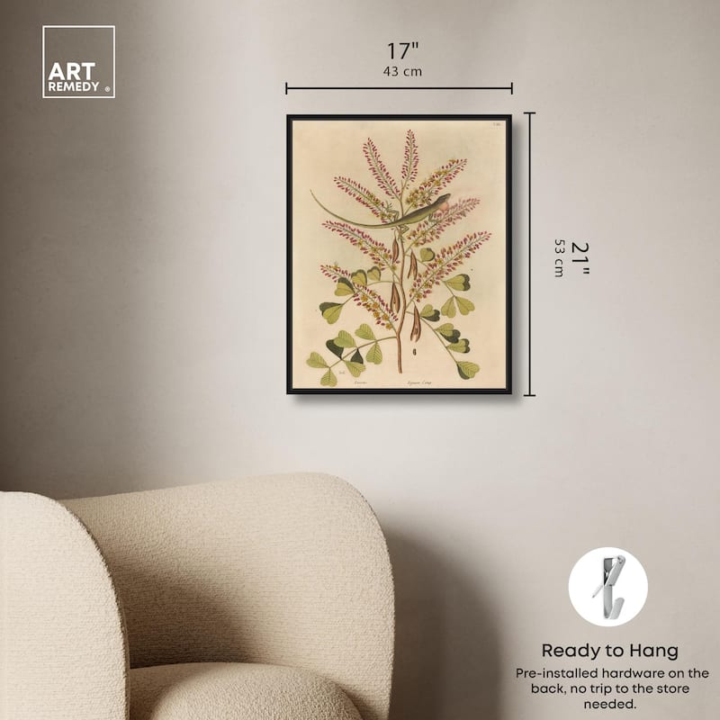 Green Lizard Canvas by Art Remedy