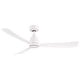preview thumbnail 1 of 6, Fanimation Kute 52 inch Indoor/Outdoor Smart Ceiling Fan with Remote - Matte White