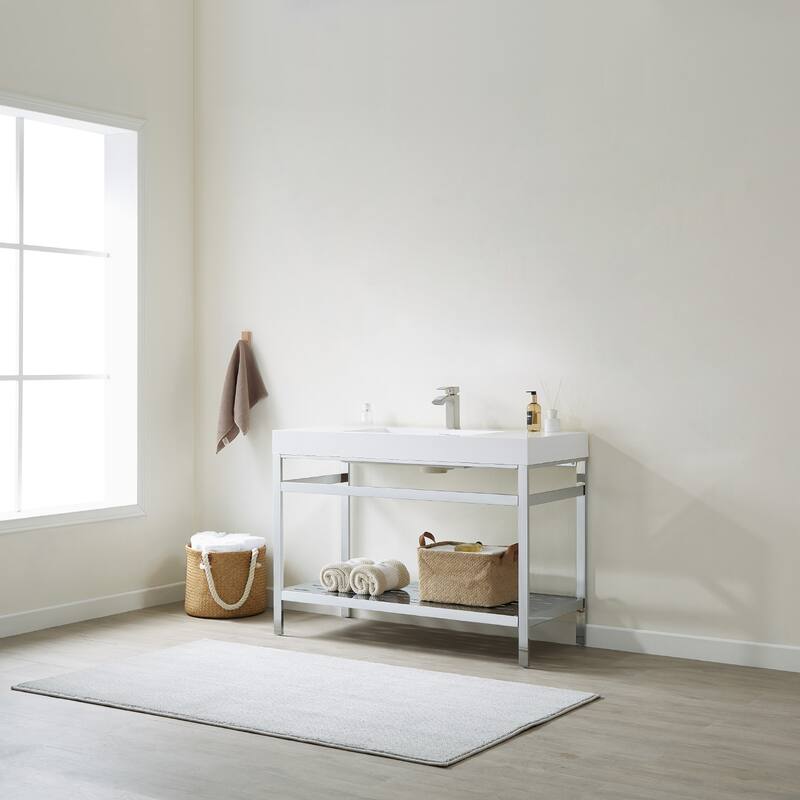 Miseno MV702848-NM Ablitas 48" Free Standing Single Basin Vanity Set
