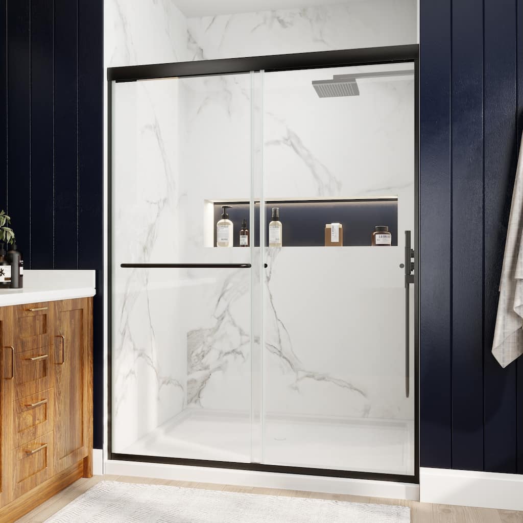Modland 50-54''x 70'' Glass Shower Door - 50''-54''x 70''