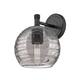 Option Matte Black / Light Smoke Deco Swirl