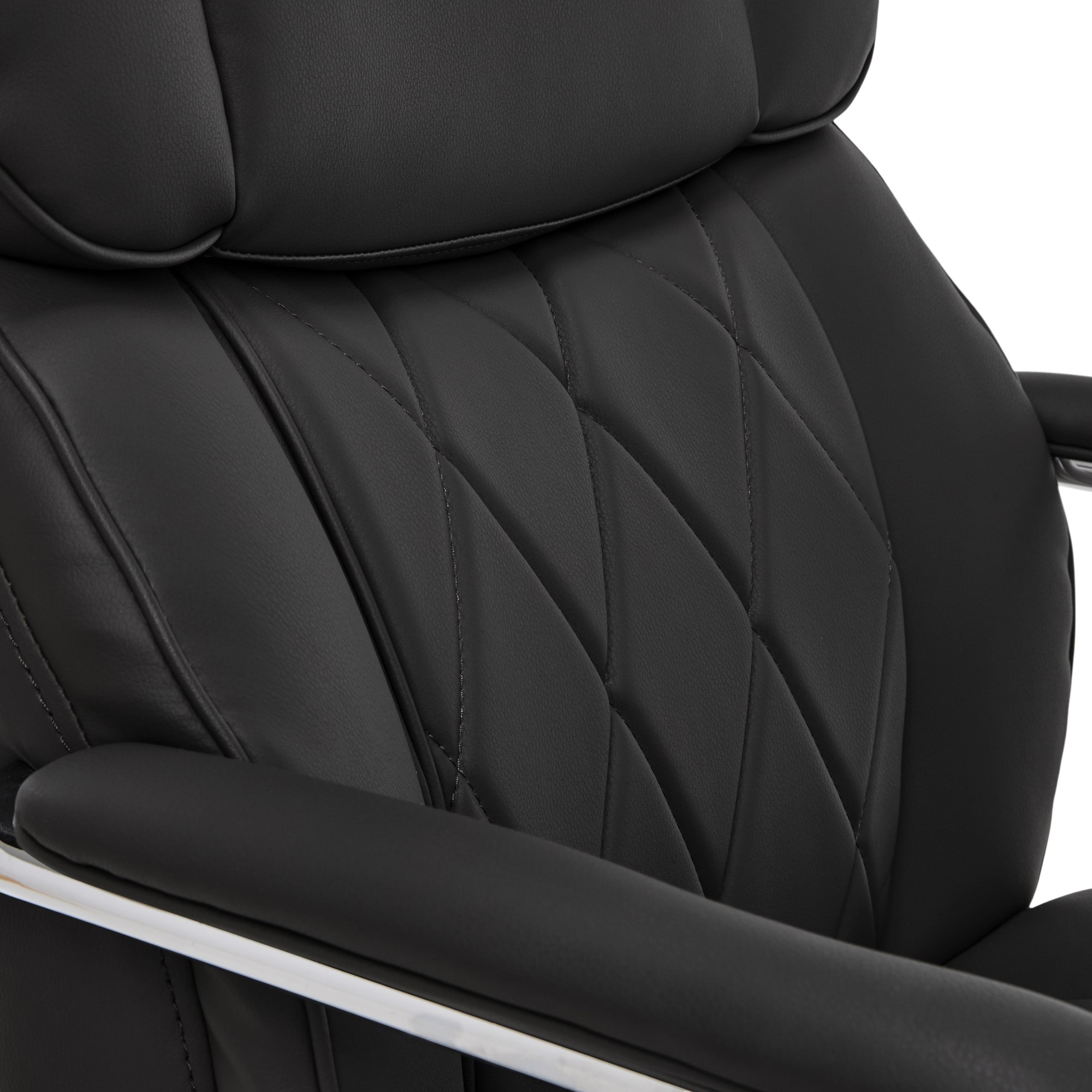 La Z Boy Sutherland Quilted Leather Executive Office Chair High