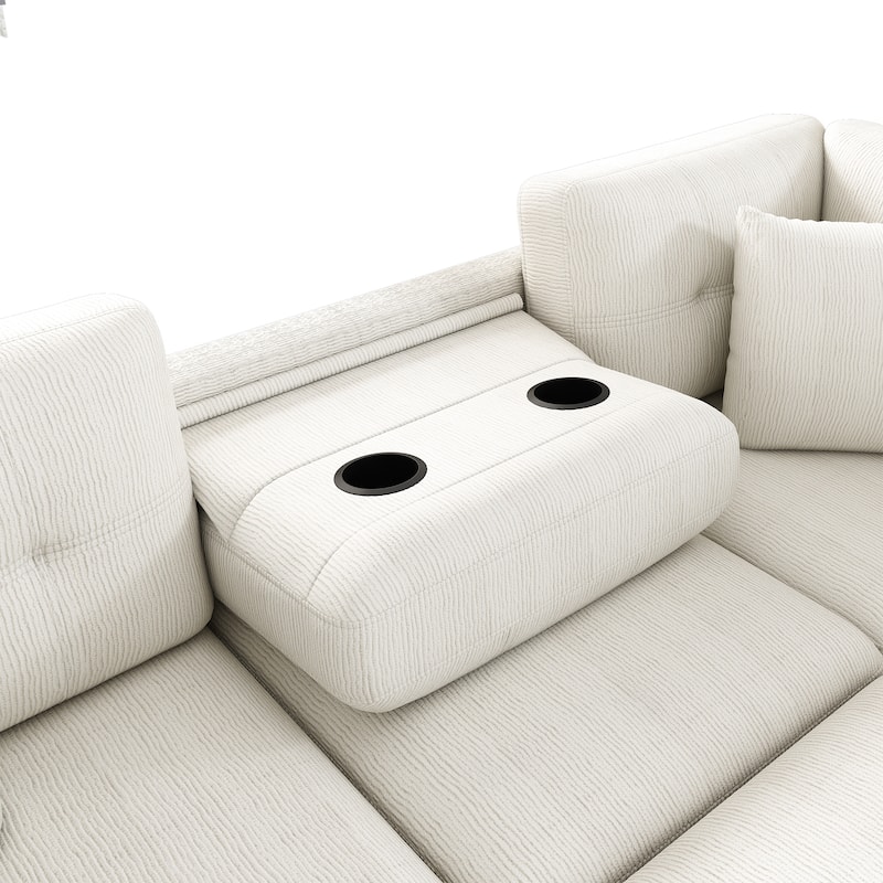 Sectional Sofa L-shaped Sofa Couch Pull-out Sofa Bed