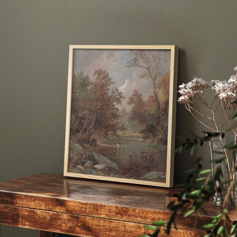 Vintage Landscape XXXVII -Framed Print
