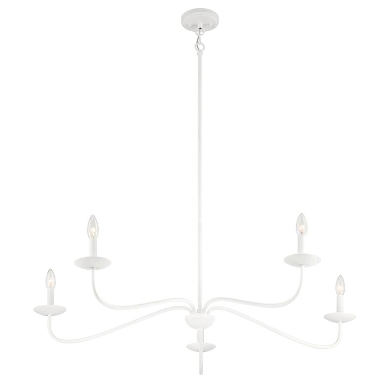 Meridian M10085 5 Light 7" Tall Taper Candle Style Chandelier