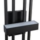preview thumbnail 9 of 33, Modern Geometric Matte Black LED Flush Mount Wall Sconce Set of 2 or 1