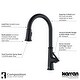 preview thumbnail 7 of 8, Karran Drop-In Quartz Composite 33 in. 1-Hole 50/50 Double Bowl Kitchen Sink in Grey with Kitchen Faucet in Matte Black
