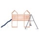 preview thumbnail 6 of 19, vidaXL Swing Set Outdoor Backyard Wooden Playground Equipment for Kids Age 3-8