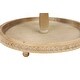 preview thumbnail 5 of 4, Light Brown Washed Wood 3 Tier Farmhouse Round Server Display Tray - 17 x 17 x 24Round